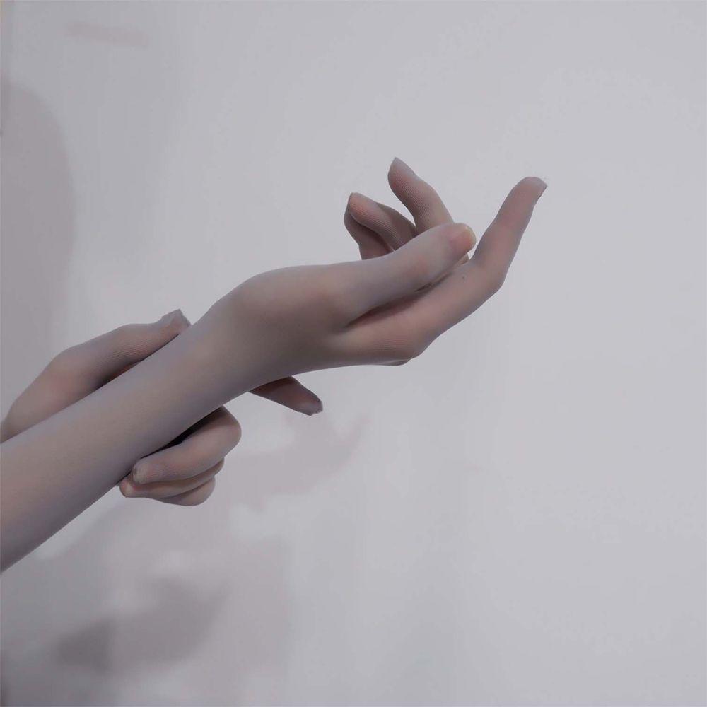 Protection Mesh Opera Prom Transparent Gloves Long Sheer Seamless Mitten Finger Pantyhose Gloves