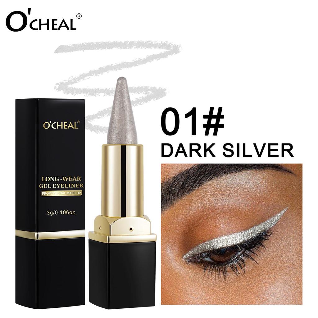 Oceana Matte Eyeliner Gel Pencil - Smooth, Non-Smudging, Creative Eye Makeup for Halloween & Stage