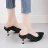 Damenschuhe Damenmode Spitze Leichte Beige Lackleder Slipper Stilettoabsatz Schuhe Dame Sexy Pumps ga686