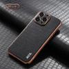 Fashion Crocodile Pattern Electroplating Design Leather Phone Case For iPhone 16 16E 15 14 13 12 11 Pro Max Plus Back Cover