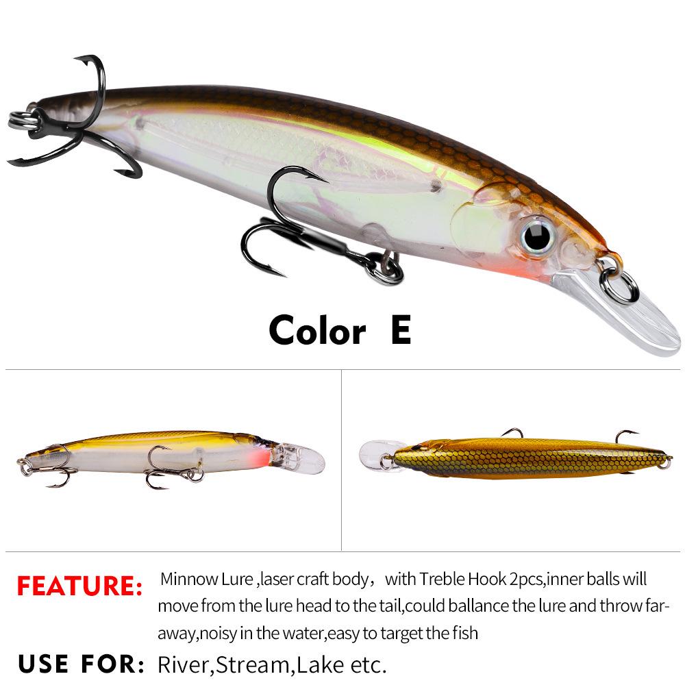 Luminous Bionic Minnow Fishing Lure - 9cm/11cm Floating Hard Bait 11cm-14g