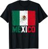 Vintage Mexico Mexican Flag Pride Graphic Design T-Shirt
