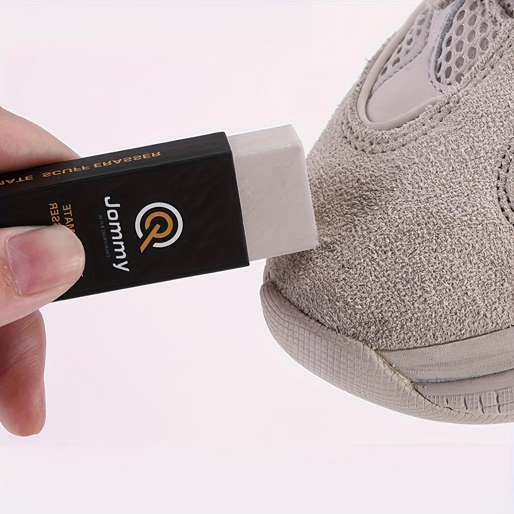 4pcs-Pack Sneakers Canvas Cleaning Shoes Shine, Cowhide Suede Shine. Leather Shoes Boots Stains Discoloration Shoe Shine