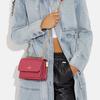 New COACH Klare Leather Messenger Bag Shoulder Bag Crossbody Bag Small Size Women's Pink CH593-IMT9Z