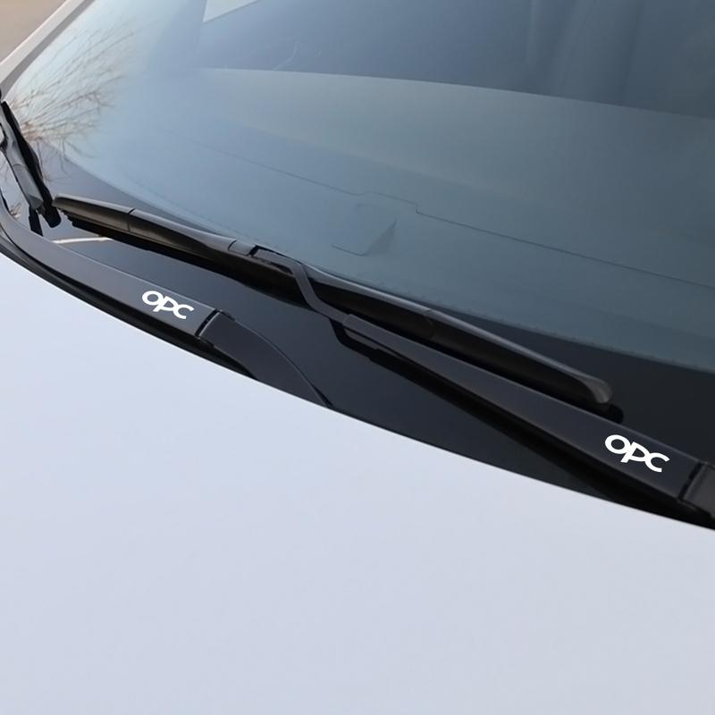 4PCS Auto Window Wiper Decor Stickers Car Vinyl Decal For Opel OPC Astra J H G K ignia Corsa D B E Mokka Vectra B Accessories