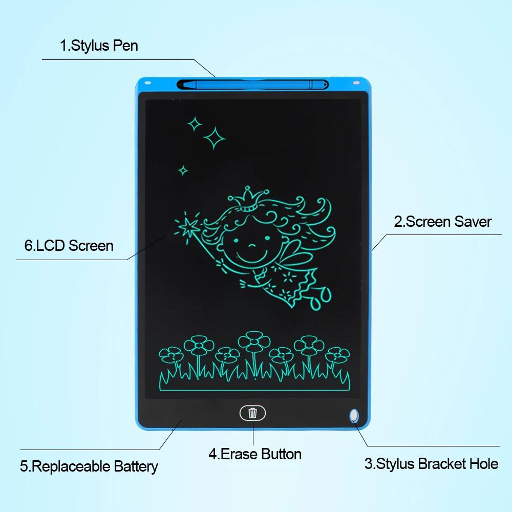 Non-Toxic 8.5/10/12 Inch Lcd Writing Tablet Drawing Board Graffiti Sketchpad Mgaic Erasable Handwriting Pad Toys For Kids Children Gifts