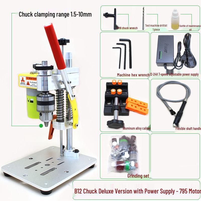 Micro Mini Desktop Precision Drill for Mobile Phone and Watch Repair