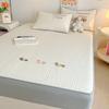 Sleeping Grid Home Cool Feeling Silk Embroidered Latex Cooling Mat