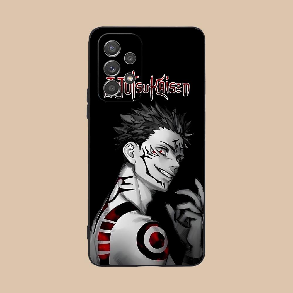 Jujutsu Kaisen Sukuna Mobile Phone Case for Samsung Galaxy A56 55 54 53 52 51 36 35 34 23 16 15 5G Colorful Cover Luxury Pretty