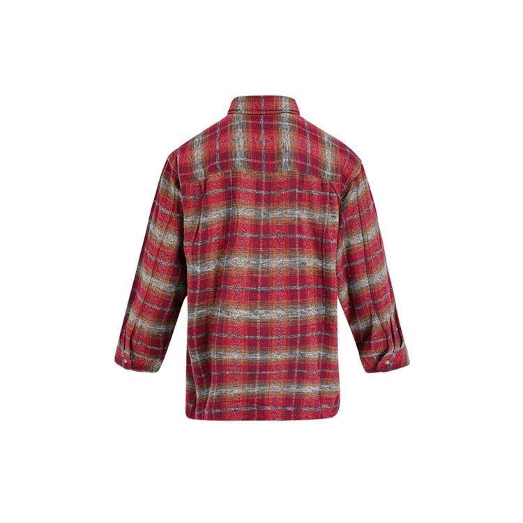 Levis Casual Plaid Long Sleeve Shirt Men shirts Red A0283-0000
