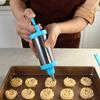 Cookie Syringe Cake Cream Press Maker DIY Pastry Syringe Extruder Stainless Cream Nozzles Scraper Accessories Baking Tools
