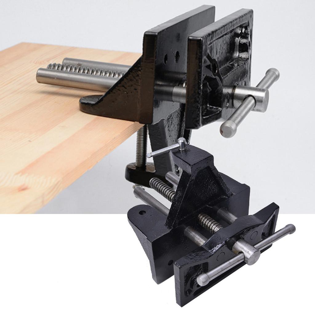 Cast Iron Table Vise Quick Opening Woodworking Bench Vise Clamp Table Holding Tool