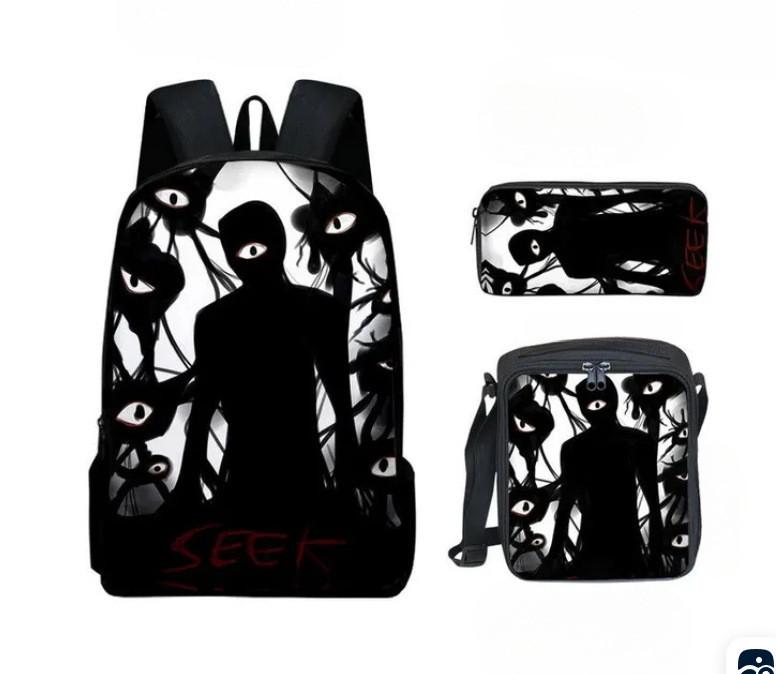 Roblox Doors Kids School Backpack With Breathable Oxford Material For Elementary Students