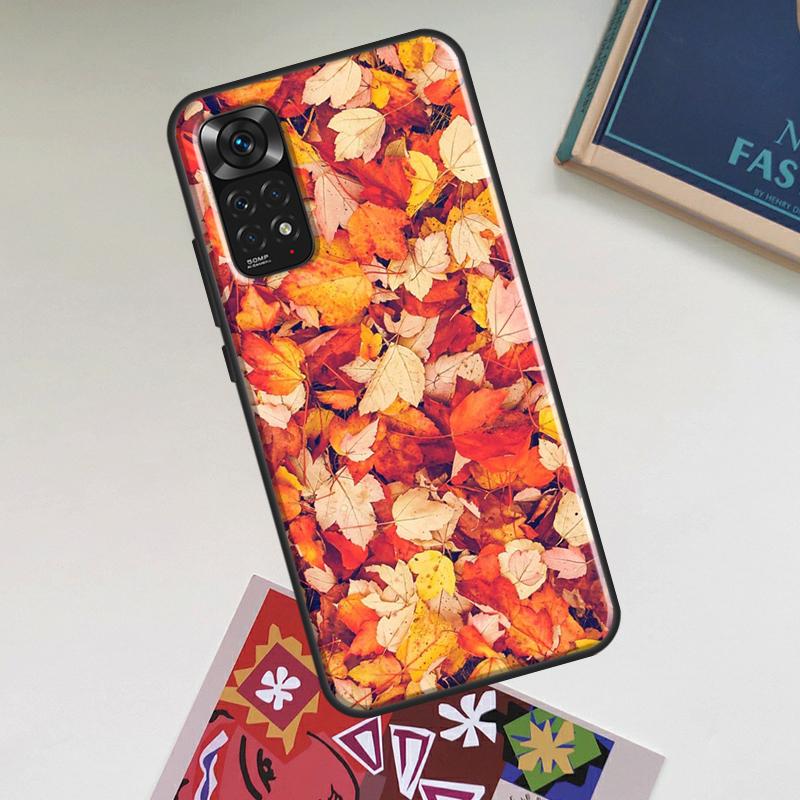 Autumn Leaves Fall Halloween Case For Xiaomi Redmi Note 12 Pro Plus 8 9 10 11 Pro 8T 9S 10S 11S 12S 9C 10A 10C 12C Cover