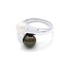 Ring - Pearls & Colors - Toi & Me - Tahiti and Freshwater Pearls 7-8 Mm - 925 Sterling Silver - Woman