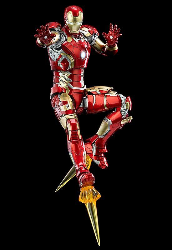 Figurină de acțiune pictată Scară Saga Infinitului DLX Iron Man Mark 43 Zinc și alt metal 1/12 ABS, PVC, Aliaj, (Reeditare)