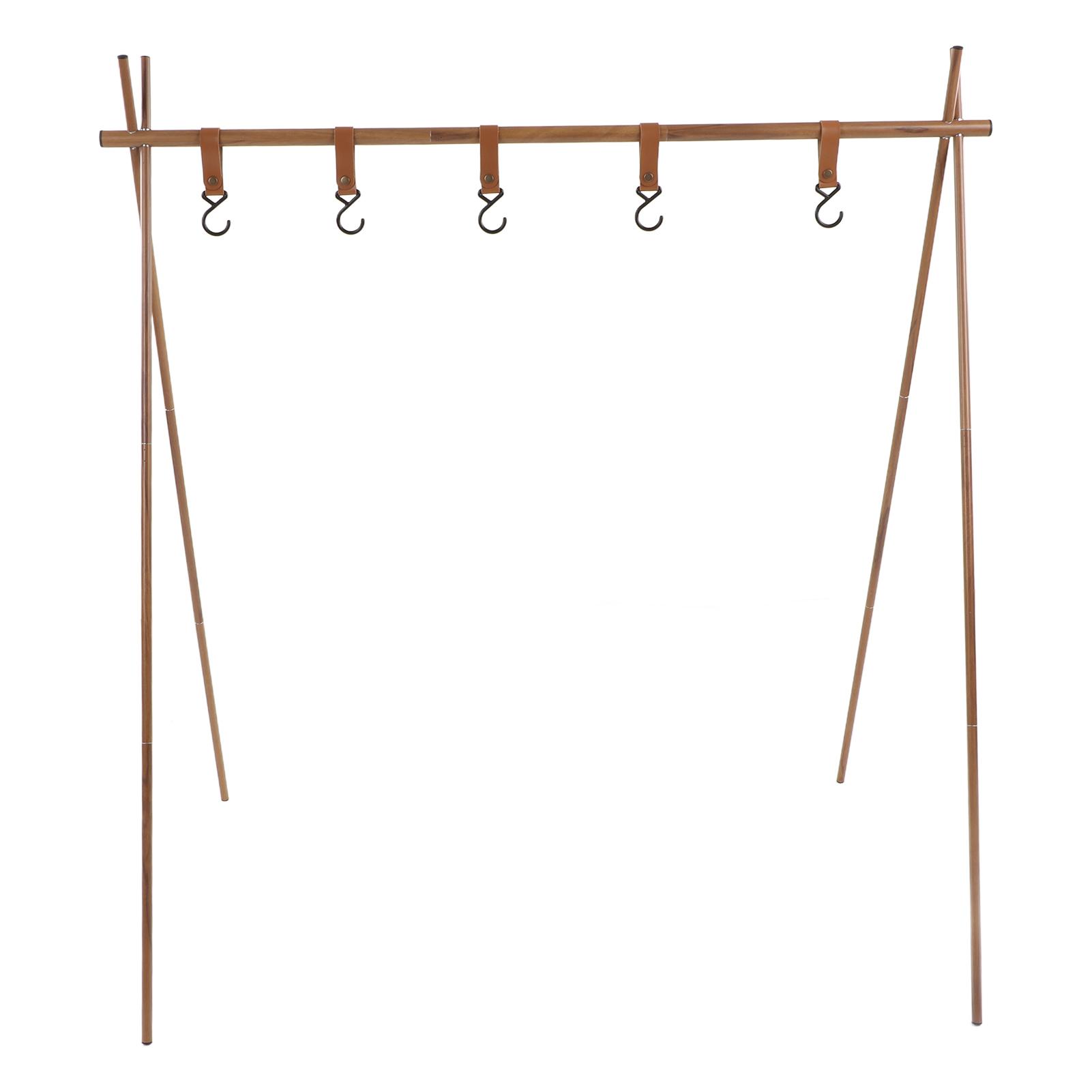 

Легкая подвесная стойка для кемпинга с крючками, из алюминиевого сплава, для кемпинга на открытом воздухе, для барбекю