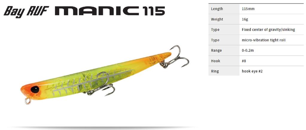 DUO Bay Ruf Manic 115 blyant synkende lokke CPA0581 (6671)