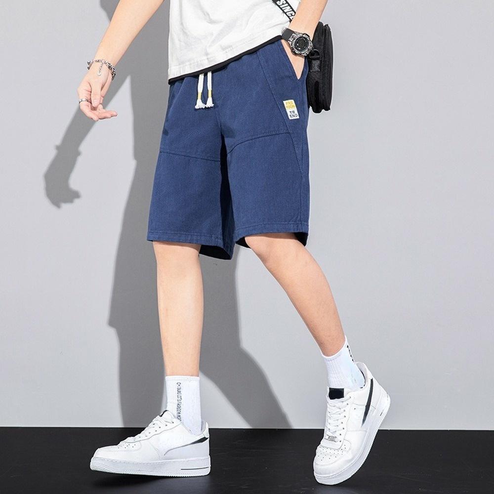 Herren Laufsport Shorts Casual Sommer Taille Elastizität Einfarbig Shorts Männer Plus Size Bottoms Kleidung
