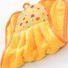 Towel Cleaning Cloth Microfibre Hanging Dish Hand Wiping for Kitchen Bathroom Toilet Yellow