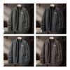 JEEP SPIRIT Men's Autumn Winter Casual Water-Resistant Windproof Stand Collar Jacket