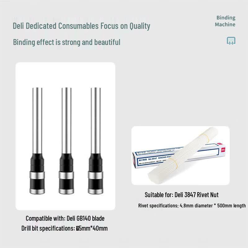 Deli GB301 Automatic Thermal Binding Machine CN Plug (adapter Included)