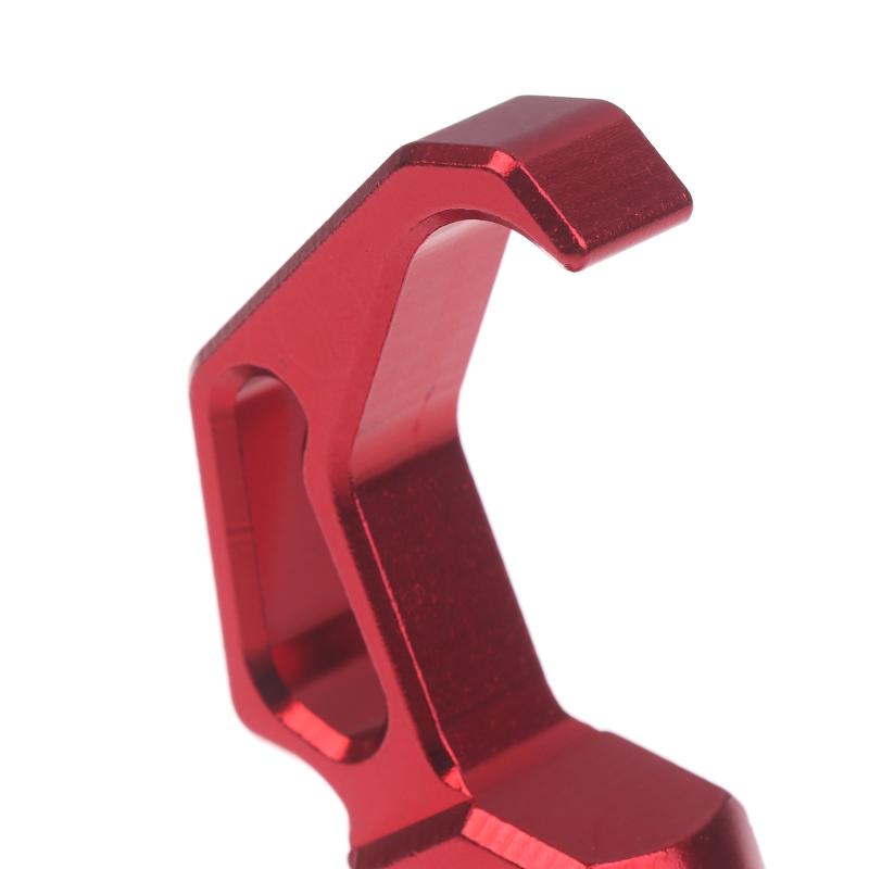 Motorcycle Bag Hanger CNC Aluminum Luggage Hook Helmet Holder AntiSlip Portable For Outdoor Adventure Touring