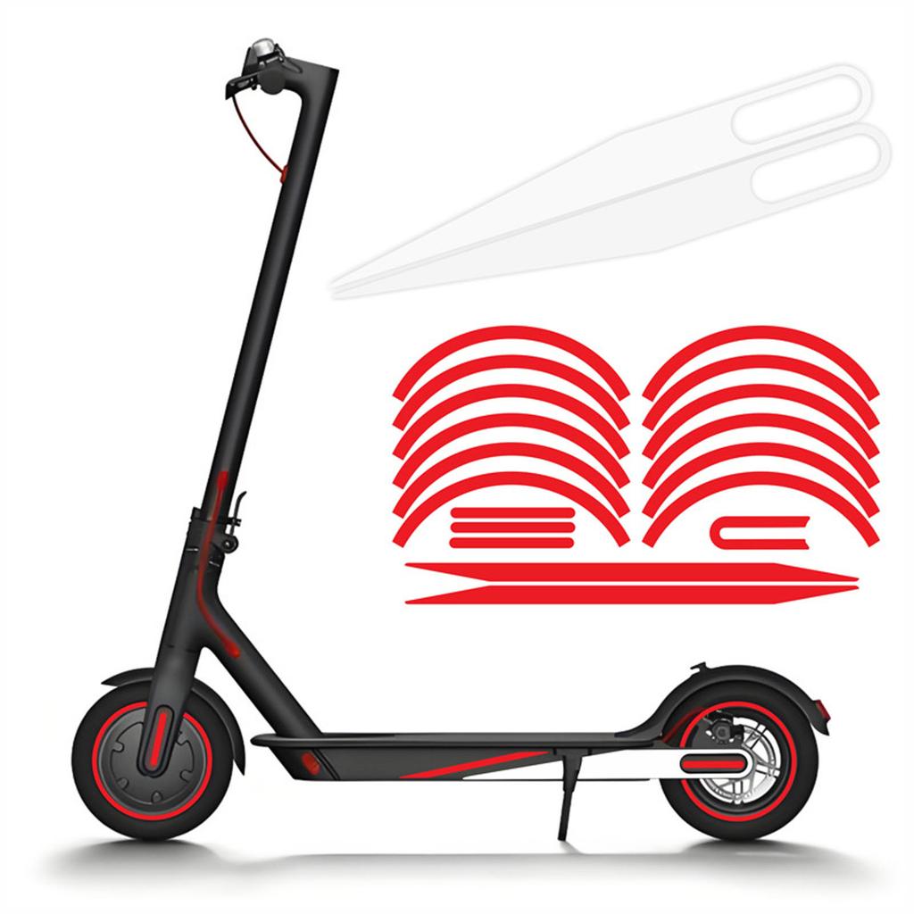 All-inclusive Scooter Sticker for M365 1s - Reflective Decal, Full-body Protective , High Visibility Safety Stickers