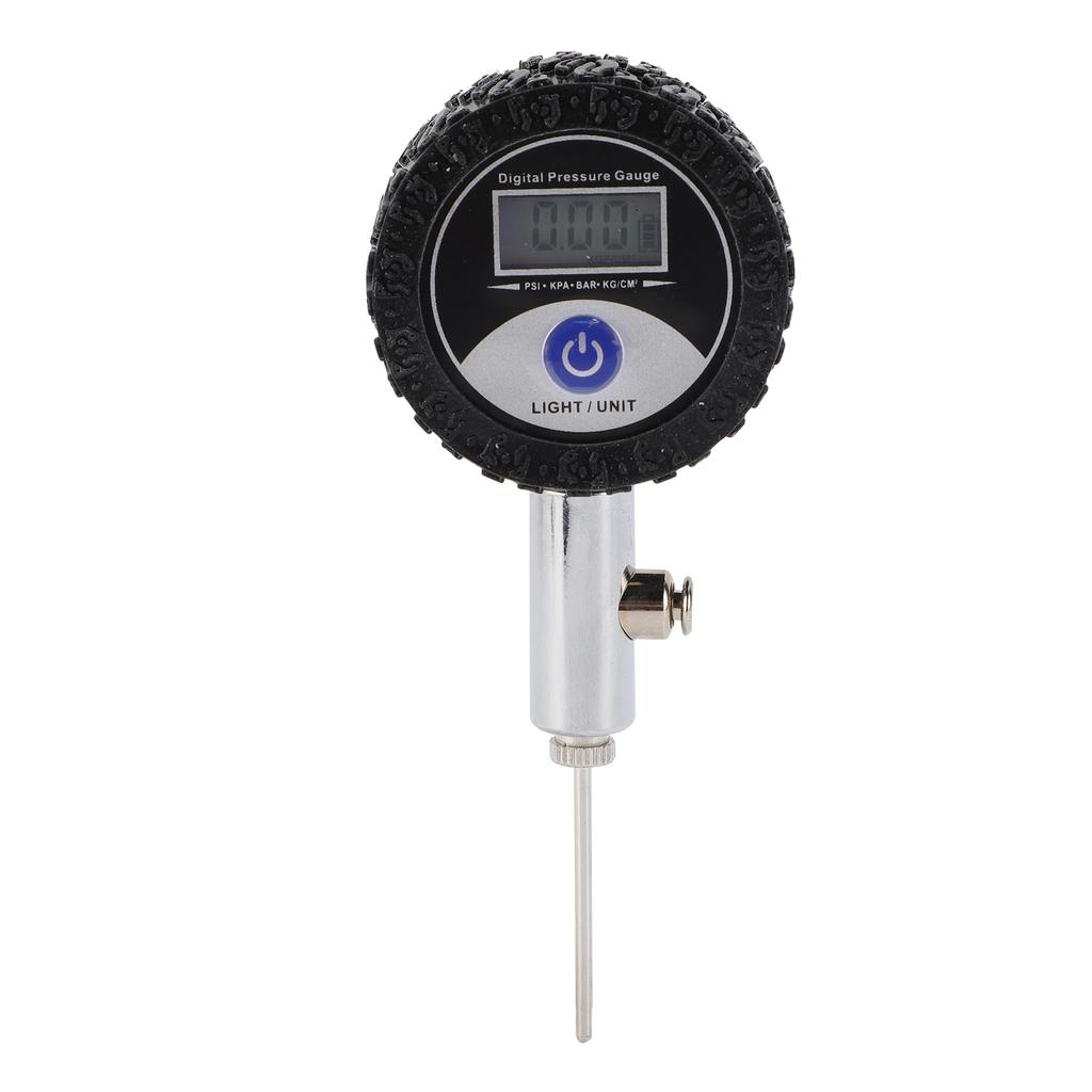 Digital Ball Pressure Gauge Electronic Ball Air Pressure Gauge with Rubber Protective Cover Detachable Needle for