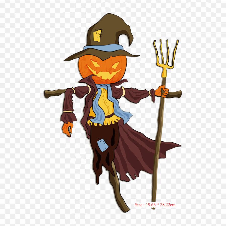 Halloween Trist Gresskar Gresskar Jack O' Lantern Stryk på Varmeoverføringstrykk Vinylmerker Klistremerke for Klær DIY Applikasjoner Vaskbare Merker