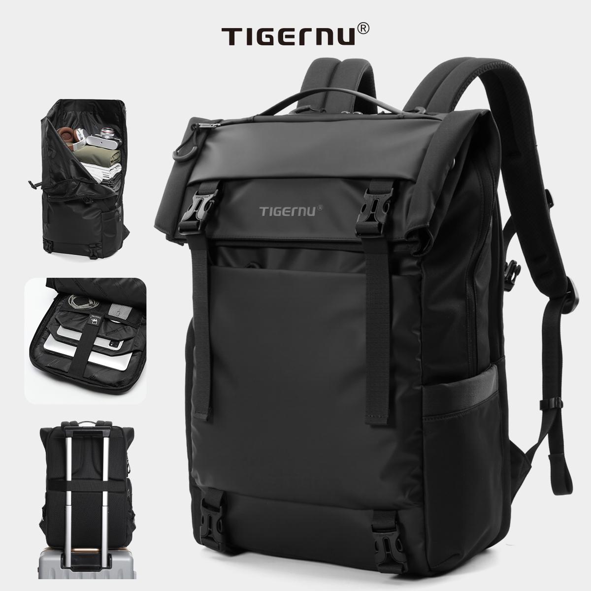 

Tigernu Casual Backpack Men Bags Travel Backpack Male Schoolbag Fashion Cabin Bags Expandable Bags TPU School Backpacks 15.6inch 15.6