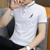 Youth Men's Short-sleeved Polo Shirts Men's Plus Size Short T Youth Half-sleeved T-shirts Student Polo