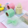 DIY Heart-shaped Tulle Roll DIY Handmade Craft  For DIY Hairbows Wedding Birthday Decoration