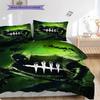 Green Monster Set Threepiece Set 1 Duvet Cover 2 Pillowcase Without Core Christmas Birthday Gift Soft And Comfortable Bedding Set Bedding