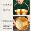 304 Stainless Steel Mini Ice Bucket Silver/Gold Cooling Barrel Champagne Bucket  Household Kitchen
