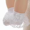 Thin Baby Girls Lace Socks Super Soft Princess Dress Socks Spring & Summer Infant Bow Socks
