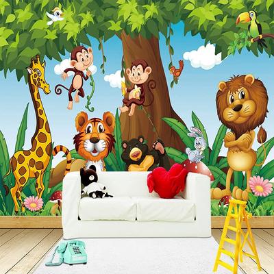 Löwe Tiger Tapete Giraffe Affe Tier Wandbild Zoo Wandposter Wandbilder Modernes Wohnzimmer Arbeitszimmer Schlafzimmer Tapete