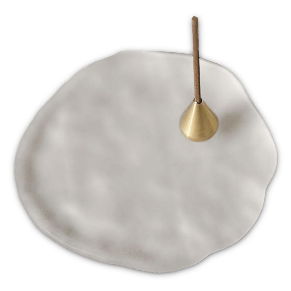 

Stylish glass and brass incense holder tray, perfect for storing incense sticks. Cute, transparent, and designed for Palo Santo. Simple, unique, and