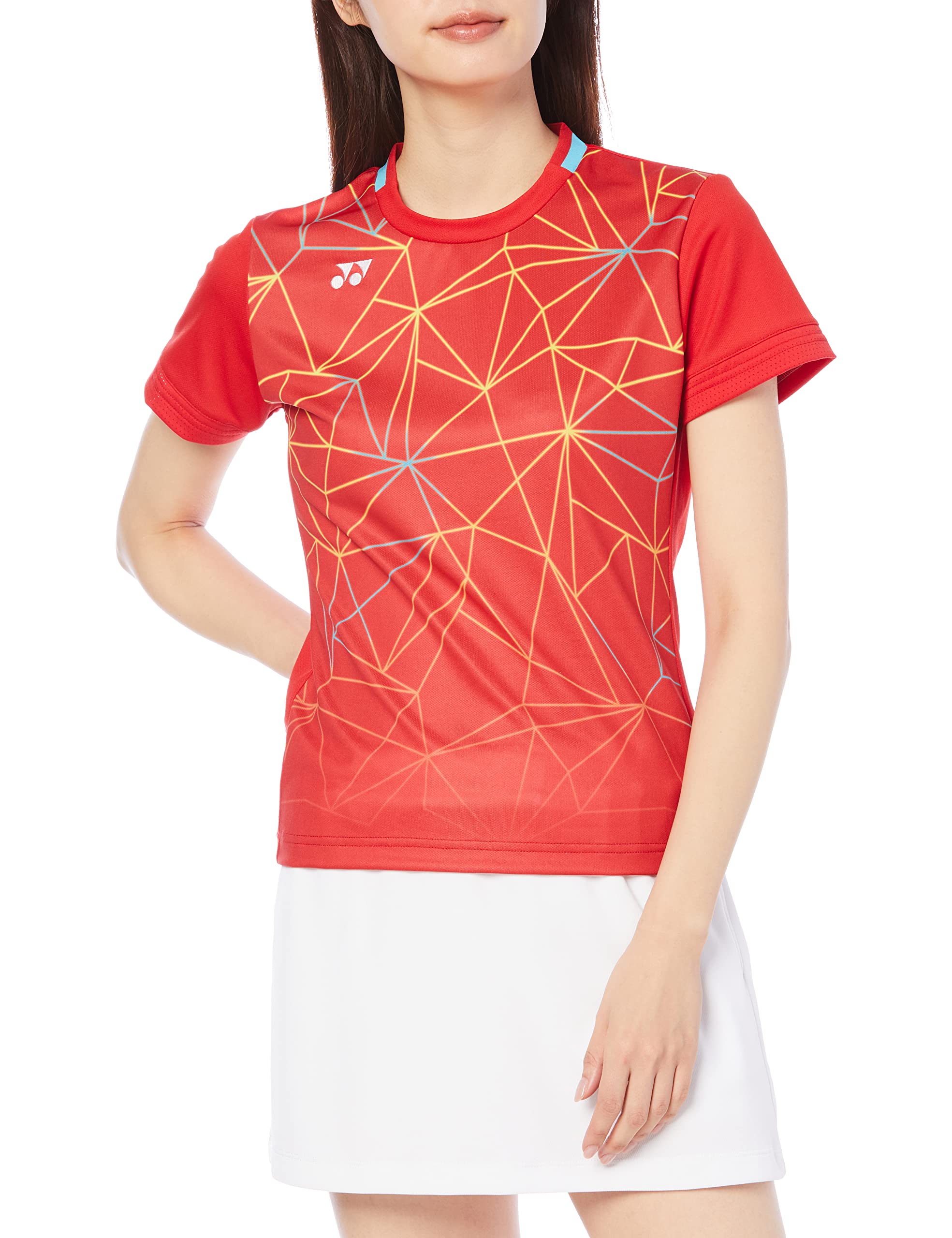 

Рубашка с коротким рукавом Game Shirt Sunset Red S [Yonex] женская (496)