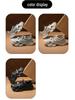 Dad's Lightweight Men's Summer Beach Sports Sandals – Thick-Soled, Lace-Up, Outdoor Wading Drift Shoes