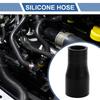 X AUTOHAUX Black Length 100mm Inner Diameter 45-32mm Silicone Hose