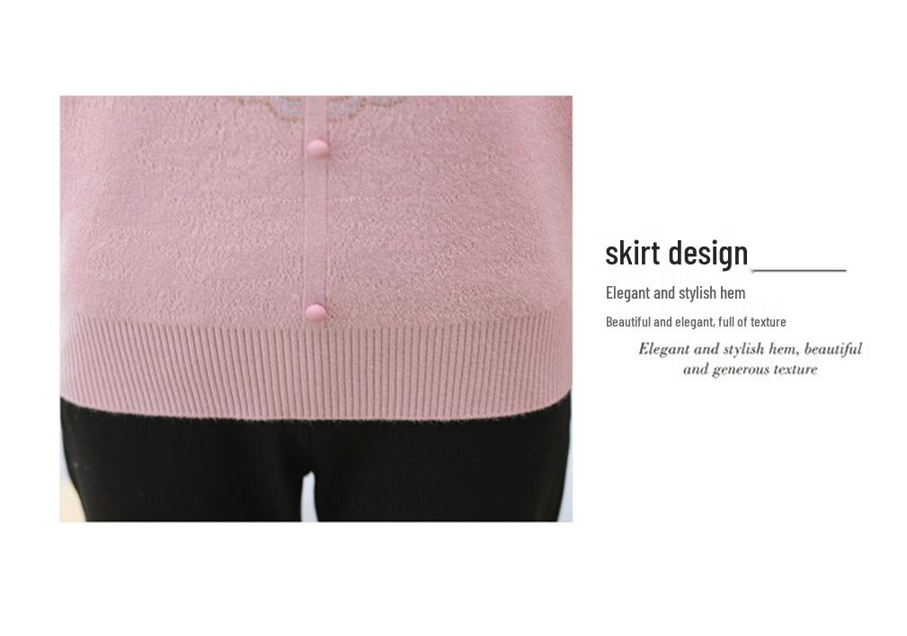 New Arrival: Thick Velvet Sweater for Middle-Aged & Elderly Women