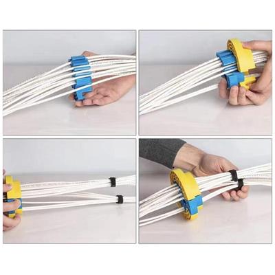 Network Carding Device Cable Comb Fireproof Abs Plastic Cables Organizing