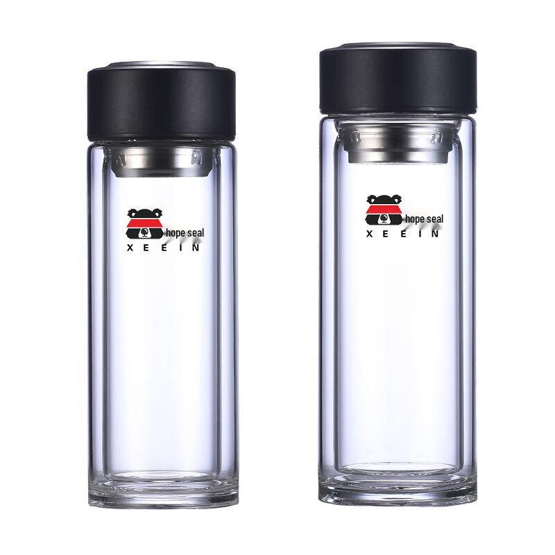 Xi Yin Double-Layer Glass Tea Infuser Mug