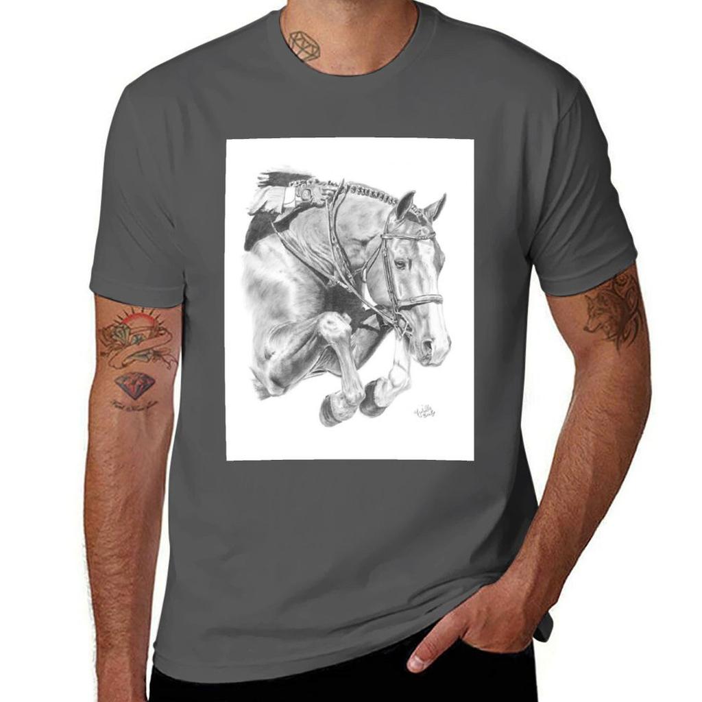 Showjumper TShirt Big and Tall Solid Color TShirt