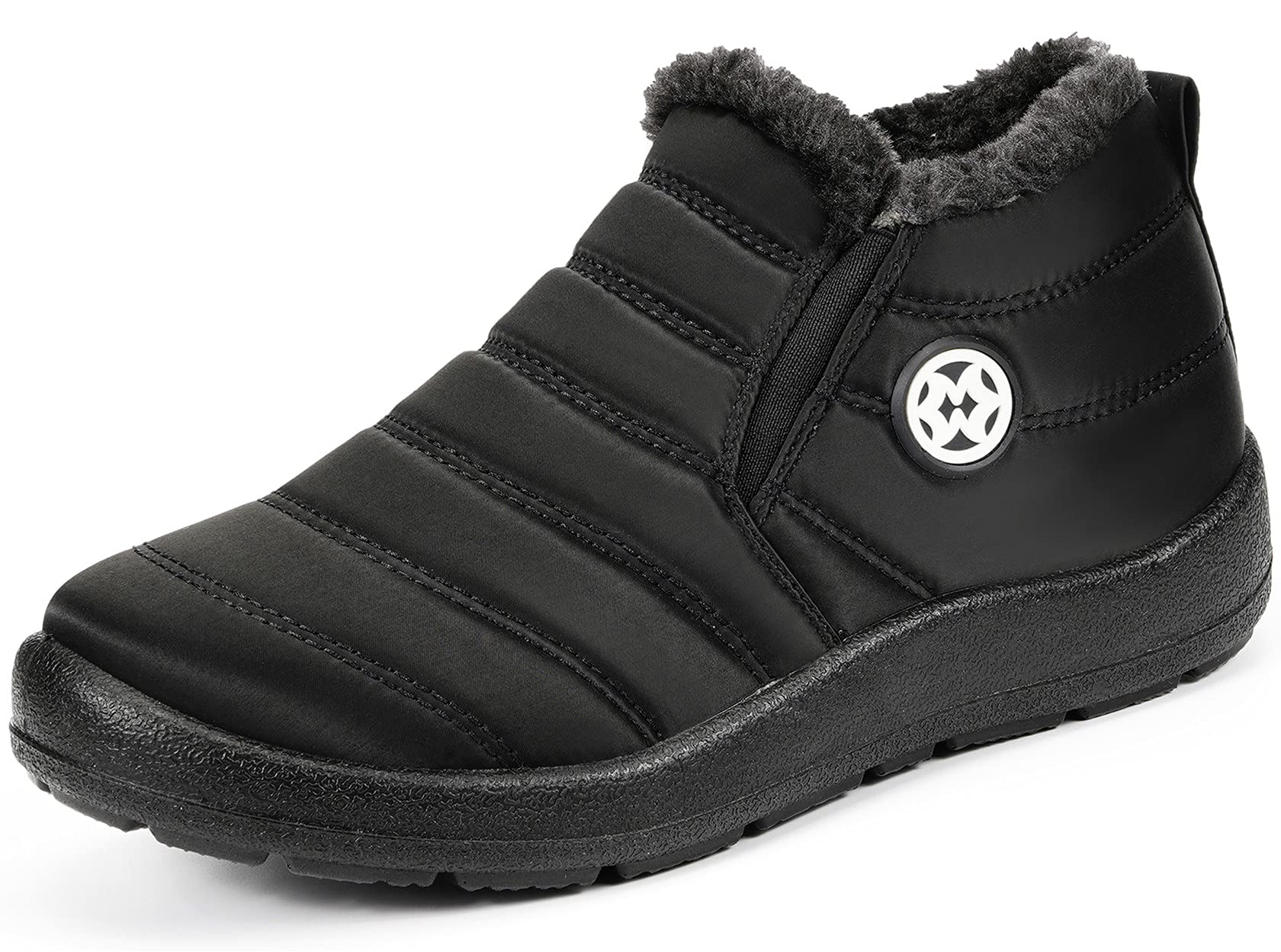 

ZUSERIS and Snow Warm Fleece Warm for Cotton Shoes Men s Women s Boots, Short, Waterproof, Non-Slip, Lightweight, Lining, Winter, Casual,