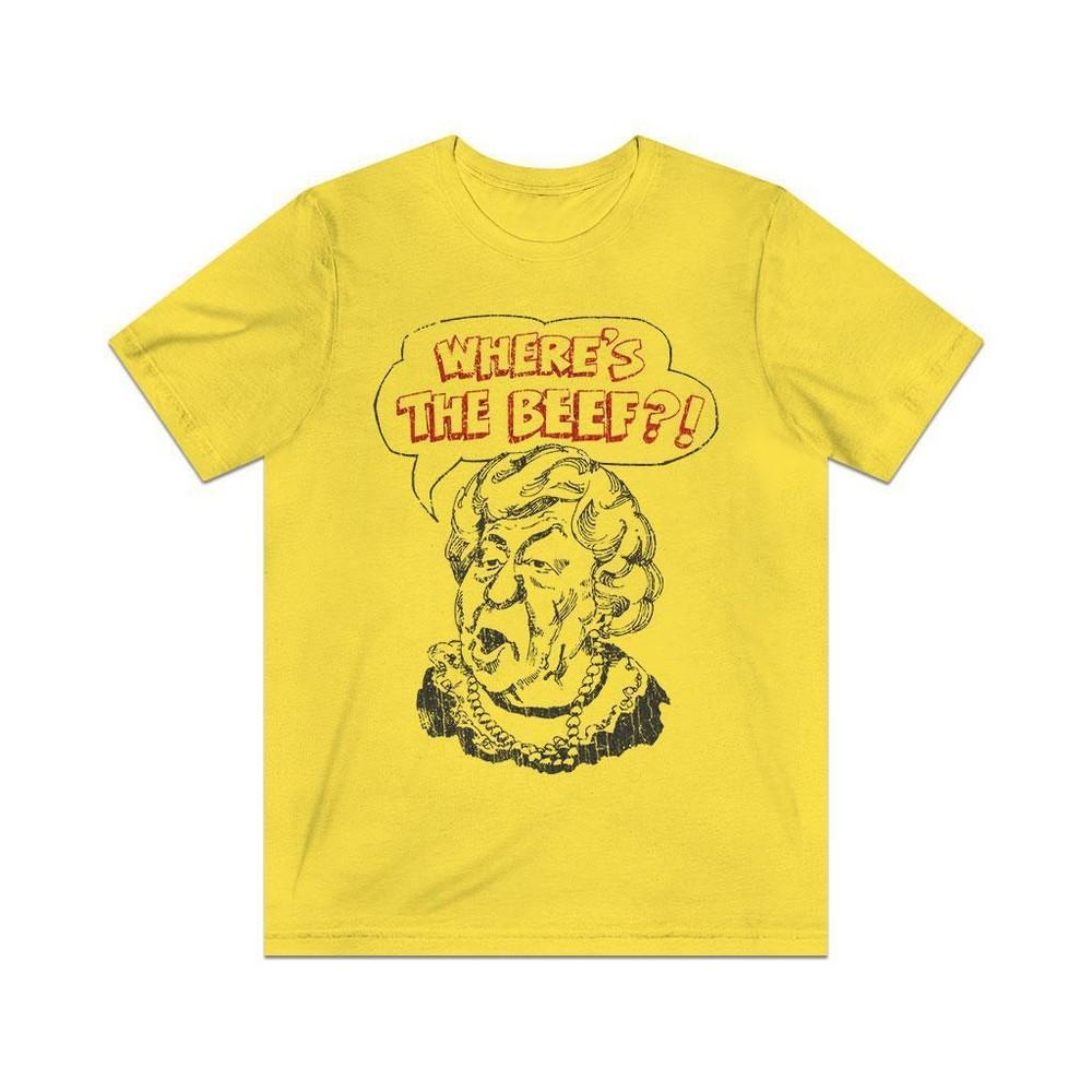 Where s The Beef 1984 Vintage Men s T-Shirt Unisex T-Shirt L
