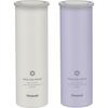 Mini Ice Packs with Cooler Case (Purple/White) - 2-Pack - Portable, Ideal for Sports, Leisure, and Heatstroke Prevention