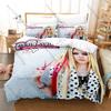 Avril Lavigne 3Pcs Bedding Set 3D Printed Music Singer Duvet Cover Pillowcase Twin Full Queen King Size Soft Microfiber