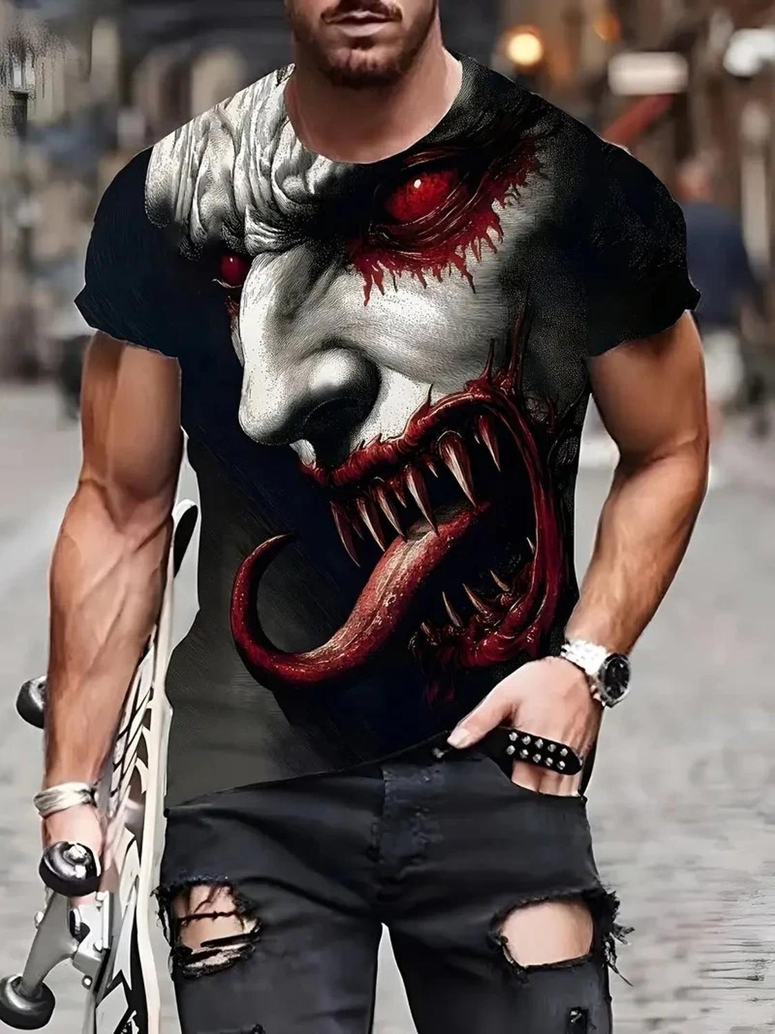 3D All Over Print Halloween T-shirt Funny(1) XXXL